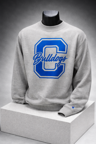 Large "C" logo Crew Neck with "Bulldogs"