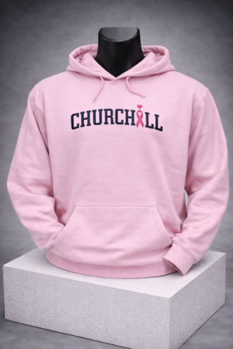 "CHURCHILL" Pink Hoodie