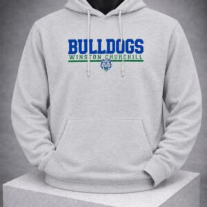 Gray Mascot Hoodie